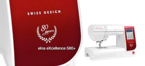 Elna eXcellence 580+ 80th Anniversary Edition